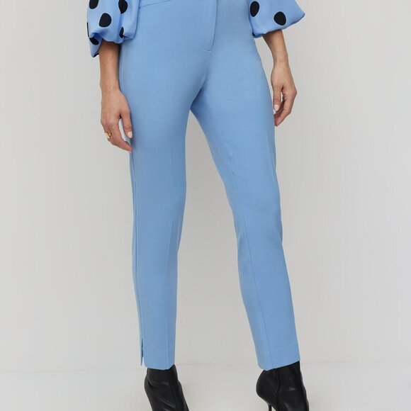 +Baby Blue Tall High-Waisted Modern-Fit Ankle Pant - Essential Stretch-207 - Picture 2 of 3